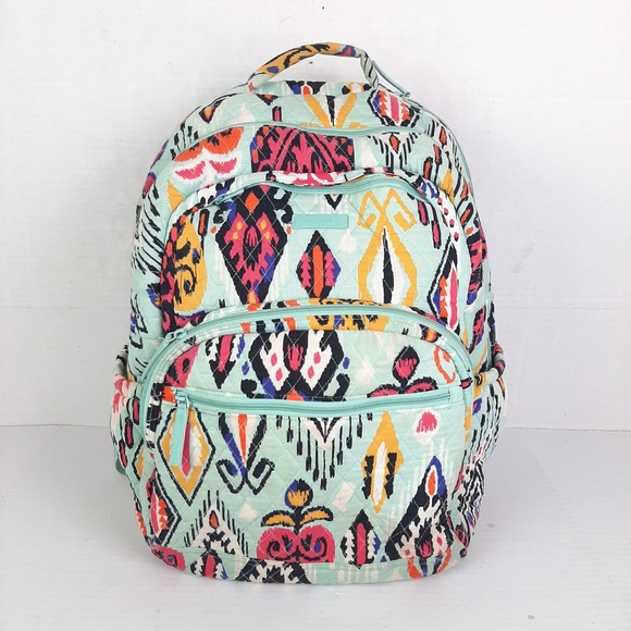 Vera Bradley Handbags - Vera Bradley Backpack Lighten Up Essentials XL Laptop Bag Pueblo Signature Print